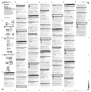 Руководство Sony MDR-XB40EX Наушники