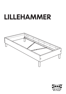 Käyttöohje IKEA LILLEHAMMER Sängynrunko