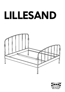 Käyttöohje IKEA LILLESAND Sängynrunko