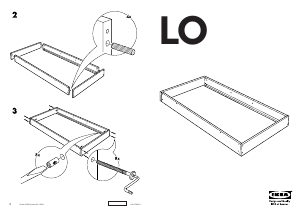 Manual de uso IKEA LO Estructura de cama