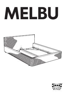Priručnik IKEA MELBU Okvir kreveta
