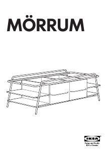 Manual de uso IKEA MORRUM Estructura de cama