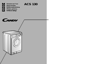 Bedienungsanleitung Candy ACS130.6SY Waschmaschine