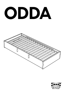 Handleiding IKEA ODDA Bedframe