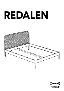 Manual de uso IKEA REDALEN Estructura de cama