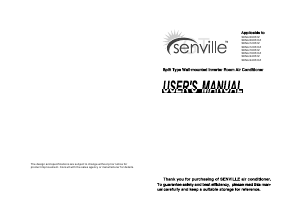 Handleiding Senville SENA/09HF/OZ Airconditioner