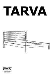 Priročnik IKEA TARVA Posteljni okvir