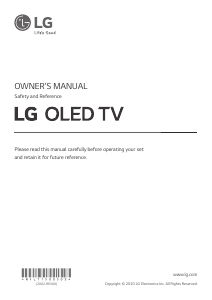 Handleiding LG OLED65WX9LA OLED televisie