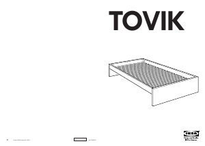 Návod IKEA TORVIK Rám postele