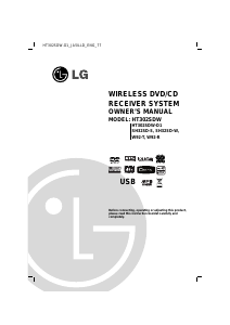 Bruksanvisning LG HT302SDW-D1 Hembiopaket