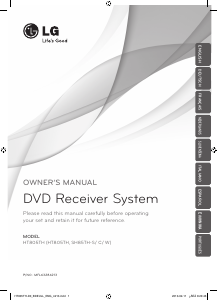 Manual LG HT805TH Home Theater System