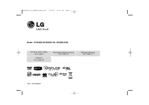 Bruksanvisning LG HT462DZ-D0 Hembiopaket
