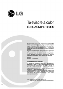 Manuale LG RE-44NB10RB Televisore
