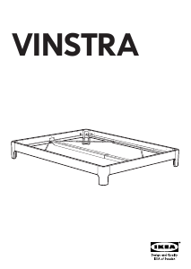 Наръчник IKEA VINSTRA Рамка на легло