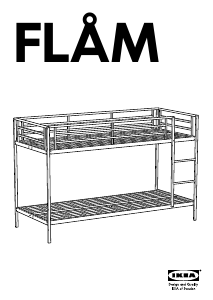 Manual IKEA FLAM Estrutura beliche