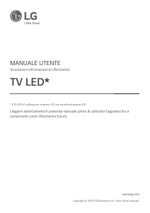 Handleiding LG 43LM6300PLA LED televisie