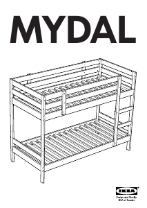 Návod IKEA MYDAL Poschodová posteľ