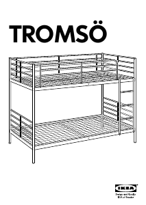 Instrukcja IKEA TROMSO (208x97) Łóżko piętrowe