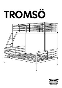 Instrukcja IKEA TROMSO (208x150) Łóżko piętrowe
