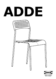 Priročnik IKEA ADDE Stol