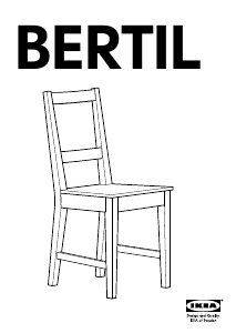 Εγχειρίδιο IKEA BERTIL Καρέκλα
