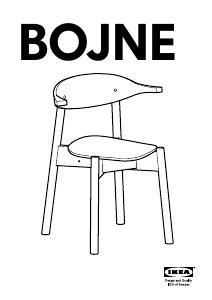 Bruksanvisning IKEA BOJNE Stol