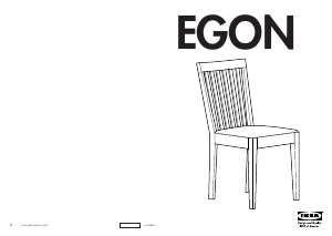Priručnik IKEA EGON Stolica
