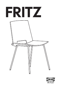 Brugsanvisning IKEA FRITZ Stol