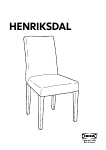 Εγχειρίδιο IKEA HENRIKSDAL Καρέκλα