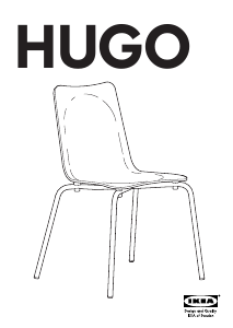 Руководство IKEA HUGO Стул