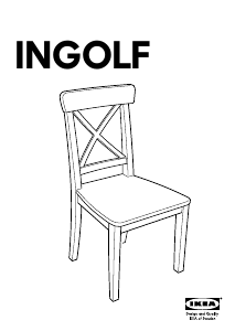 Εγχειρίδιο IKEA INGOLF Καρέκλα