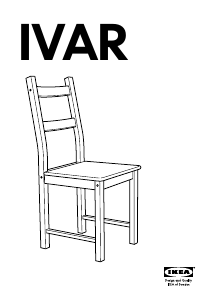 Käyttöohje IKEA IVAR Tuoli