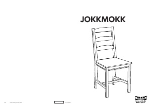 Εγχειρίδιο IKEA JOKKMOKK Καρέκλα