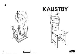 Εγχειρίδιο IKEA KAUSTBY Καρέκλα