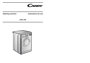 Handleiding Candy CNA 145-80 Wasmachine