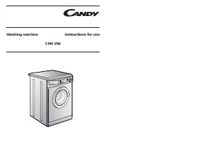 Handleiding Candy CNV 256-80 Wasmachine