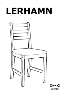 Instrukcja IKEA LERHAMN Krzesło