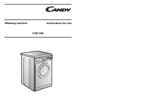 Handleiding Candy CNA 166-80 Wasmachine