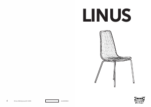 Használati útmutató IKEA LINUS Szék