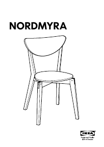 Priručnik IKEA NORDMYRA Stolica