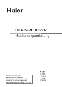 Bedienungsanleitung Haier LY19Z6 LED fernseher