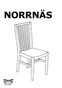 Brugsanvisning IKEA NORRNAS Stol