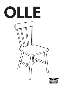 説明書 イケア OLLE 椅子