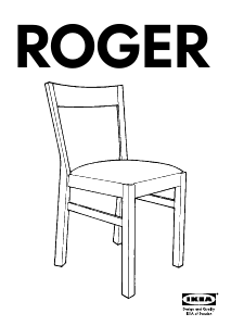 Návod IKEA ROGER Stolička