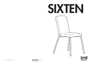 Manual IKEA SIXTEN Scaun