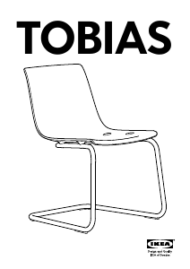 Priročnik IKEA TOBIAS Stol