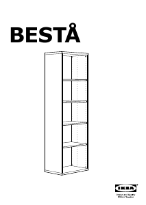 Manual IKEA BESTA Bibliotecă