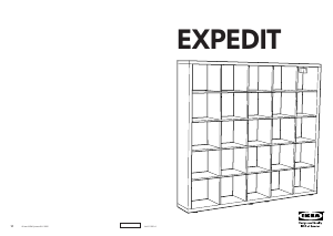 Kullanım kılavuzu IKEA EXPEDIT (185x185) Kitaplık