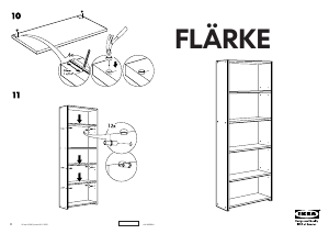 Посібник IKEA FLARKE Книжкова шафа