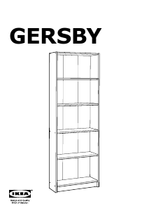 Priručnik IKEA GERSBY Polica za knjige